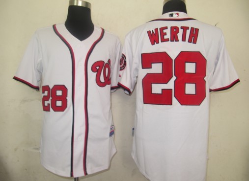 Washington Nationals 28 Werth White