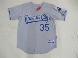 MLB Kansas City Royals #35 Hosmer Grey Jerseys