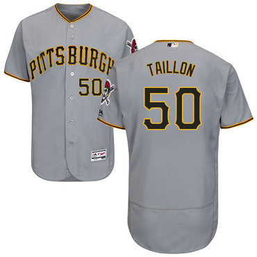 Pirates #50 Jameson Taillon Grey Flexbase Authentic Collection Stitched Baseball Jersey