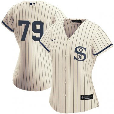 Women's Chicago White Sox Field of Dreams #79 Jose Abreu Cream Jersey