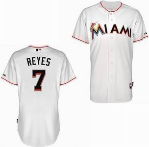 youth miami marlin 7 jose reyes white cool base jersey