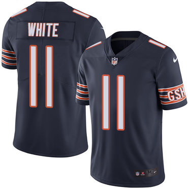 Nike Bears #11 Kevin White Navy Blue Team Color Youth Stitched NFL Vapor Untouchable Limited Jersey