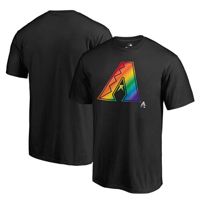 Men's Arizona Diamondbacks Fanatics Branded Pride Black T-Shirt