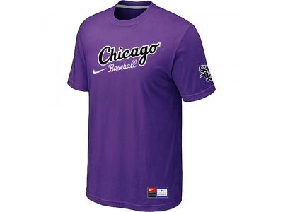 Chicago White Sox NEW Away Practice T-Shirt Purple