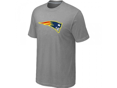 Men New England Patriots Neon Logo Charcoal L.Grey T-shirt