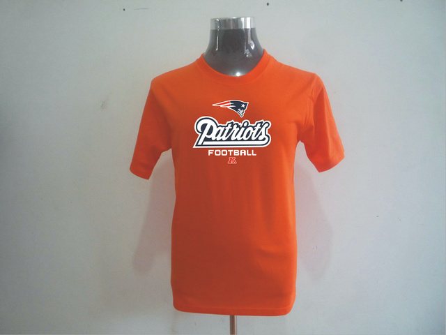 NEW NFL New England Patriots Big & Tall Critical Victory T-Shirt Orange
