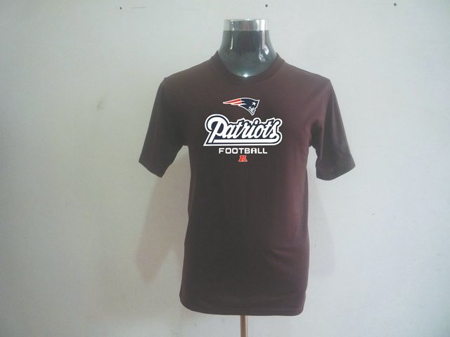 NEW NFL New England Patriots Big & Tall Critical Victory T-Shirt Brown