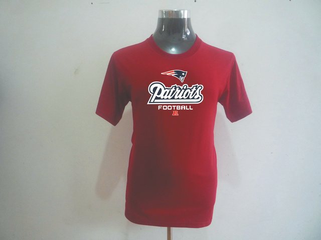 NEW NFL New England Patriots Big & Tall Critical Victory T-Shirt Red