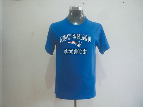new england patriots big & tall heart & soul t-shirt blue