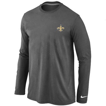 New Orleans Sains Sideline Legend Authentic Long Sleeve T-Shirt D.Grey