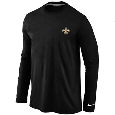 New Orleans Sains Sideline Legend Authentic Long Sleeve T-Shirt Black