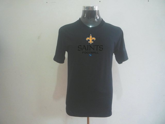 NEW NFL New Orleans Sains Big & Tall Critical Victory T-Shirt Black