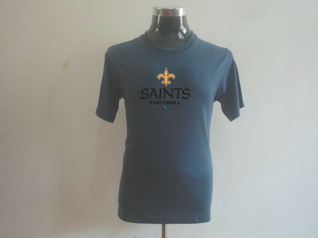 NEW NFL New Orleans Sains Big & Tall Critical Victory T-Shirt Grey