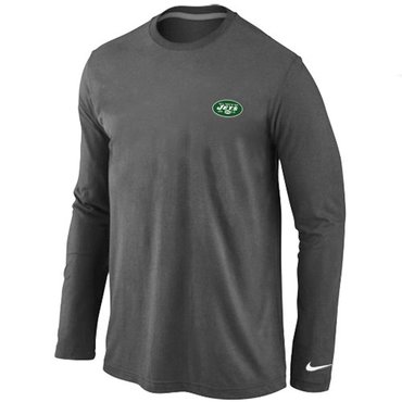 New York Jets Sideline Legend Authentic Long Sleeve T-Shirt D.Grey