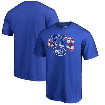 New York Jets NFL Pro Line By Fanatics Branded Banner Wave T-Shirt Royal
