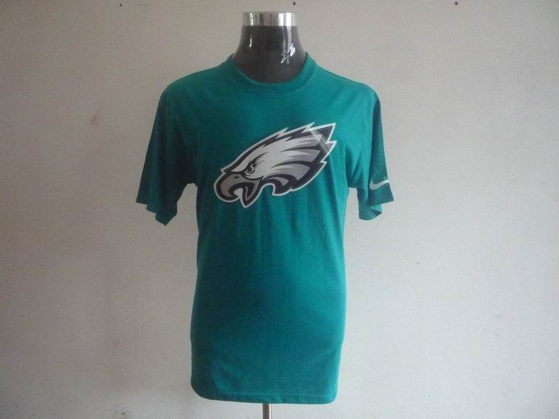 philadelphia eagles sideline legend authentic logo dri-fit t-shirt green