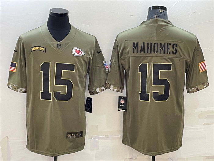 Men's Kansas City Chiefs #15 Patrick Mahomes Limited Stitched Football Jersey