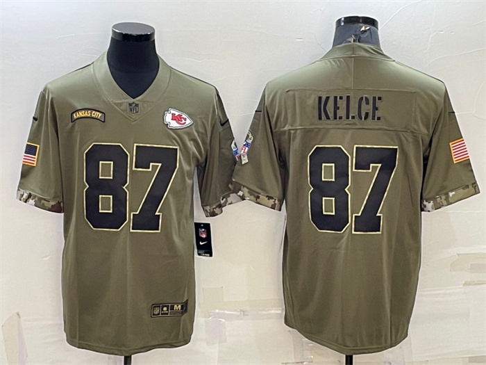 Men's Kansas City Chiefs #87 Travis Kelce Limited Stitched Football Jersey