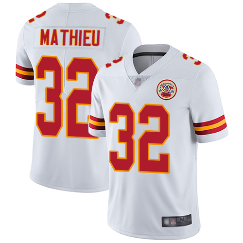 Chiefs #32 Tyrann Mathieu White Men's Stitched Football Vapor Untouchable Limited Jersey