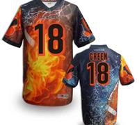 Cincinnati Bengals #18 A.J. Green Stitched NFL Elite Fanatical Version Jersey (12)