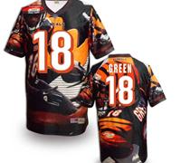 Cincinnati Bengals #18 A.J. Green Stitched NFL Elite Fanatical Version Jersey (9)