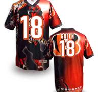 Cincinnati Bengals #18 A.J. Green Stitched NFL Elite Fanatical Version Jersey (3)