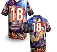 Cincinnati Bengals #18 A.J. Green Stitched NFL Elite Fanatical Version Jersey (2)