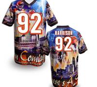 Cincinnati Bengals 92# James Harrison Stitched NFL Elite Fanatical Version Jersey (2)
