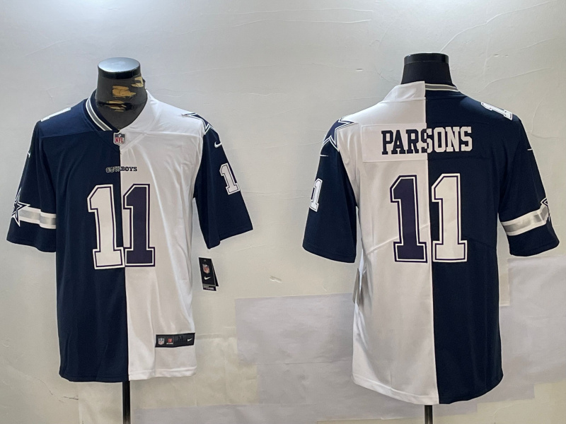 Men's Dallas Cowboys #11 Cedrick Wilson White Navy Vapor Limited Stitched Jersey 5