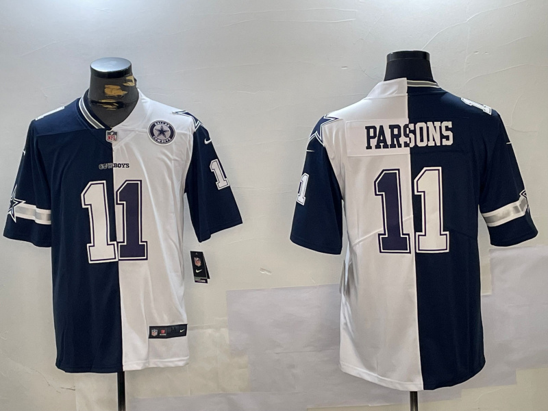 Men's Dallas Cowboys #11 Cedrick Wilson White Navy Vapor Limited Stitched Jersey 2