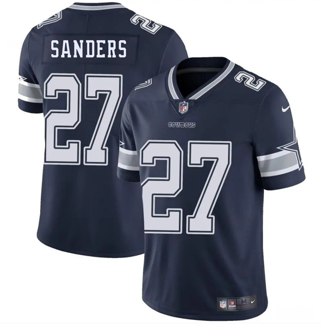 Men's Dallas Cowboys #27 Miles Sanders Navy Blue 2025 Vapor Untouchable Limited Stitched Football Jersey
