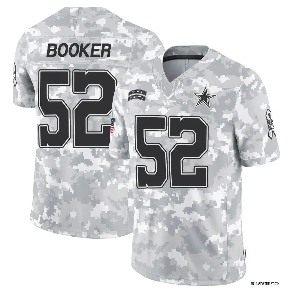 Men's Dallas Cowboys 2024 F.U.S.E Arctic Salute To Service Limited Stitched Football Jersey