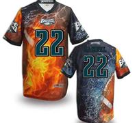 Philadelphia Eagles #22 SAMUEL Men's Stitched NFL Elite Fanatical Version Jersey (5)