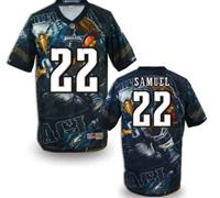 Philadelphia Eagles #22 SAMUEL Men's Stitched NFL Elite Fanatical Version Jersey (1)