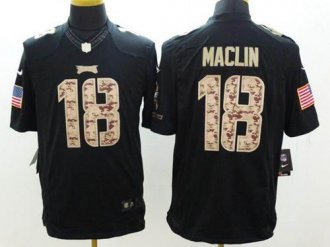 Nike Philadelphia Eagles #18 Jeremy Maclin Black NFL Limited Salute to Service Jersey