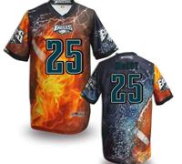 Philadelphia Eagles #25 McCOY Men's Stitched NFL Elite Fanatical Version Jersey (5)