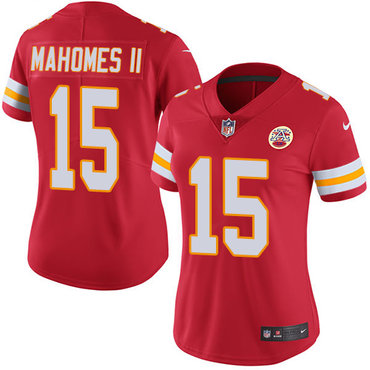 Nike Chiefs #15 Patrick Mahomes II Red Team Color Women's Stitched NFL Vapor Untouchable Limited Jersey
