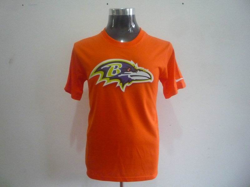 baltimore ravens sideline legend authentic logo dri-fit t-shirt -orange